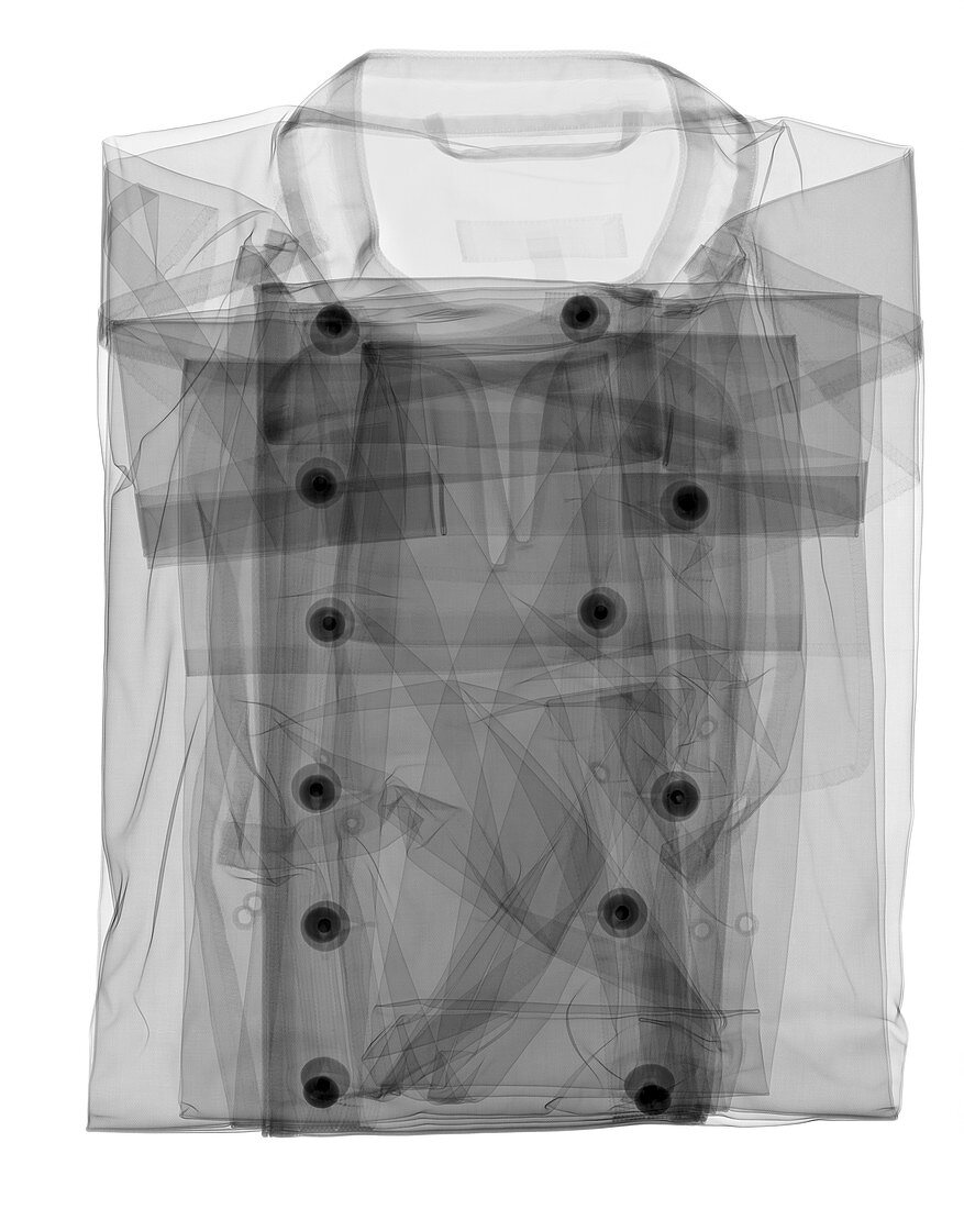 Chef's shirt, X-ray