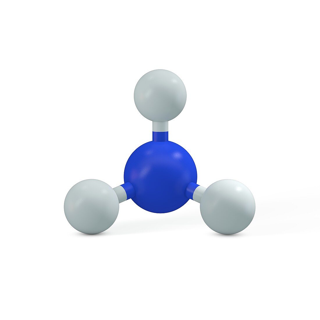Ammonia molecule, illustration