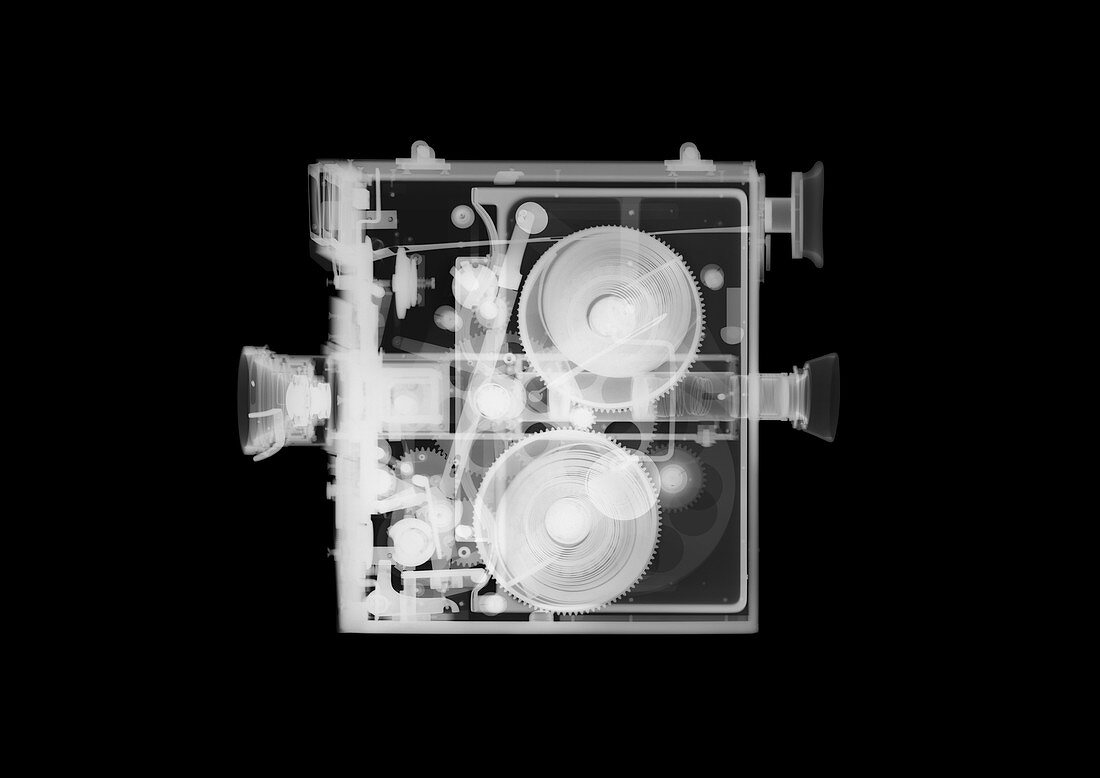 Vintage Newman G film camera, X-ray