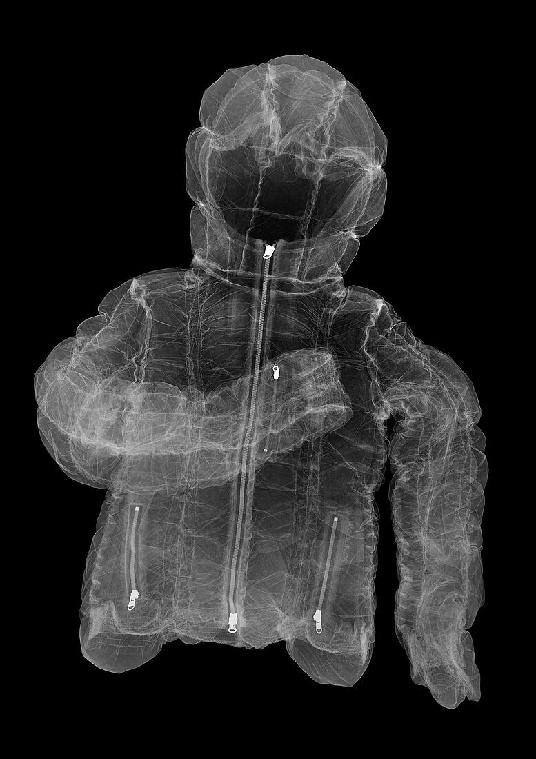 Puffa jacket, X-ray