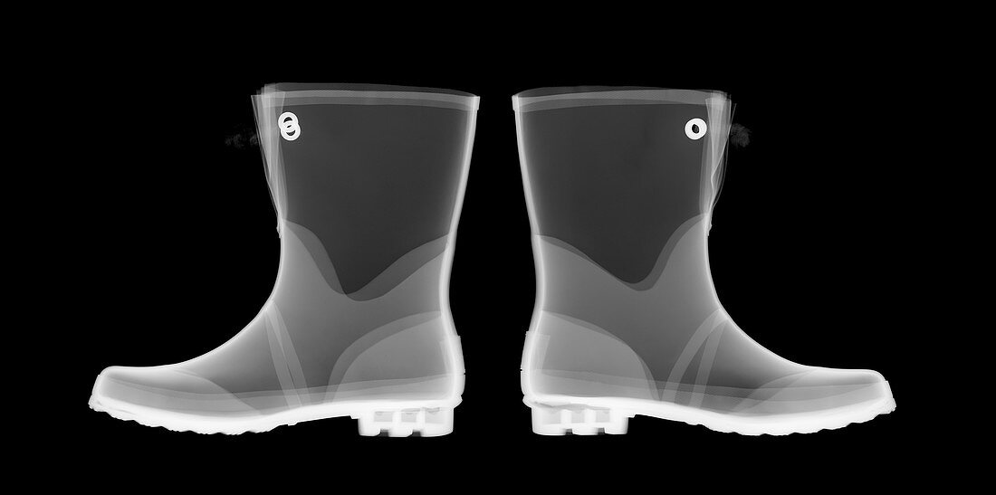 Wellington boots, X-ray