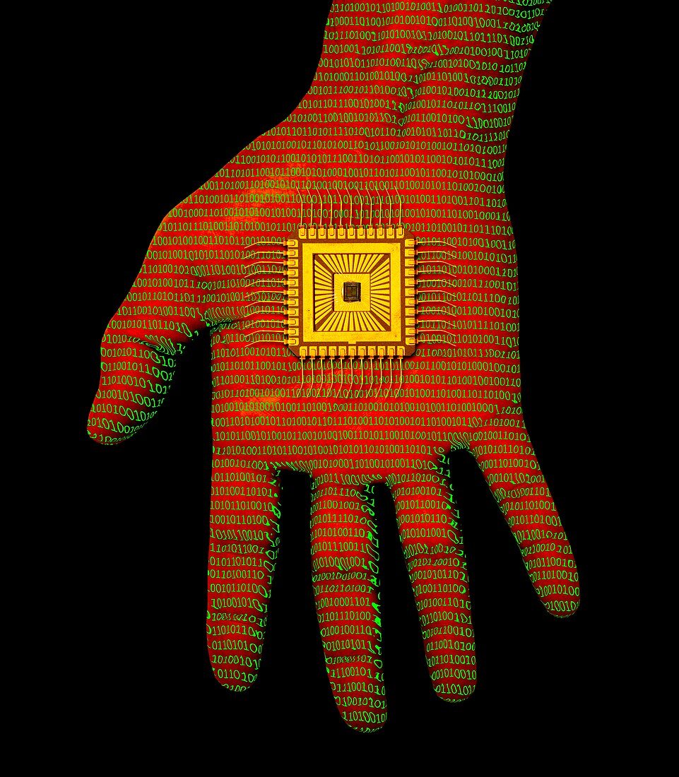 Bionic chip, conceptual illustration