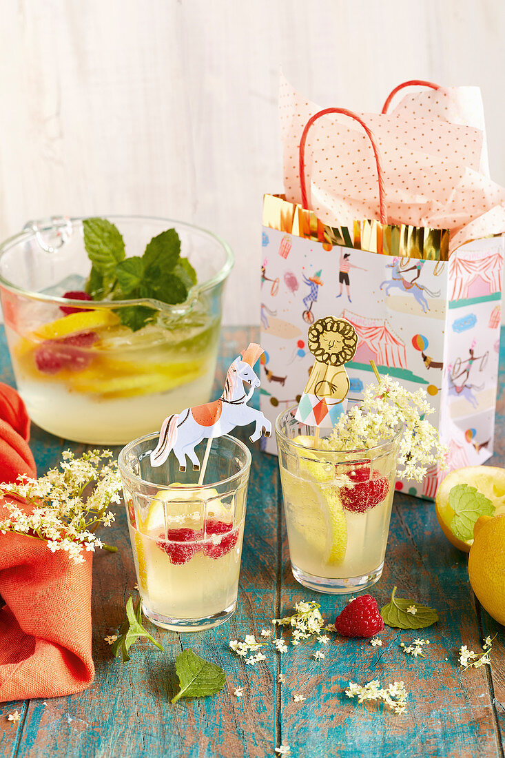 Homemade lemonade for children