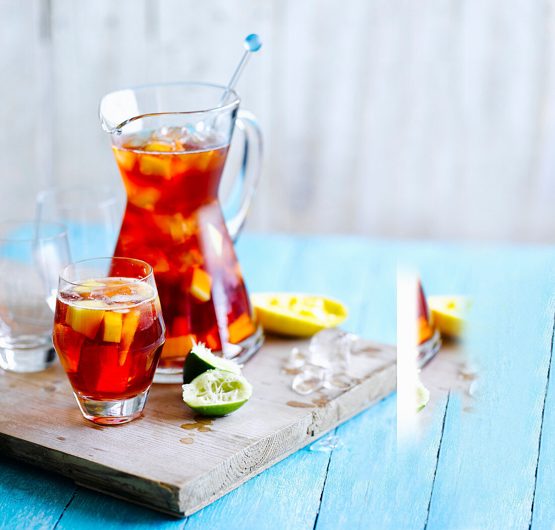 Fruity Jamaican rum punch