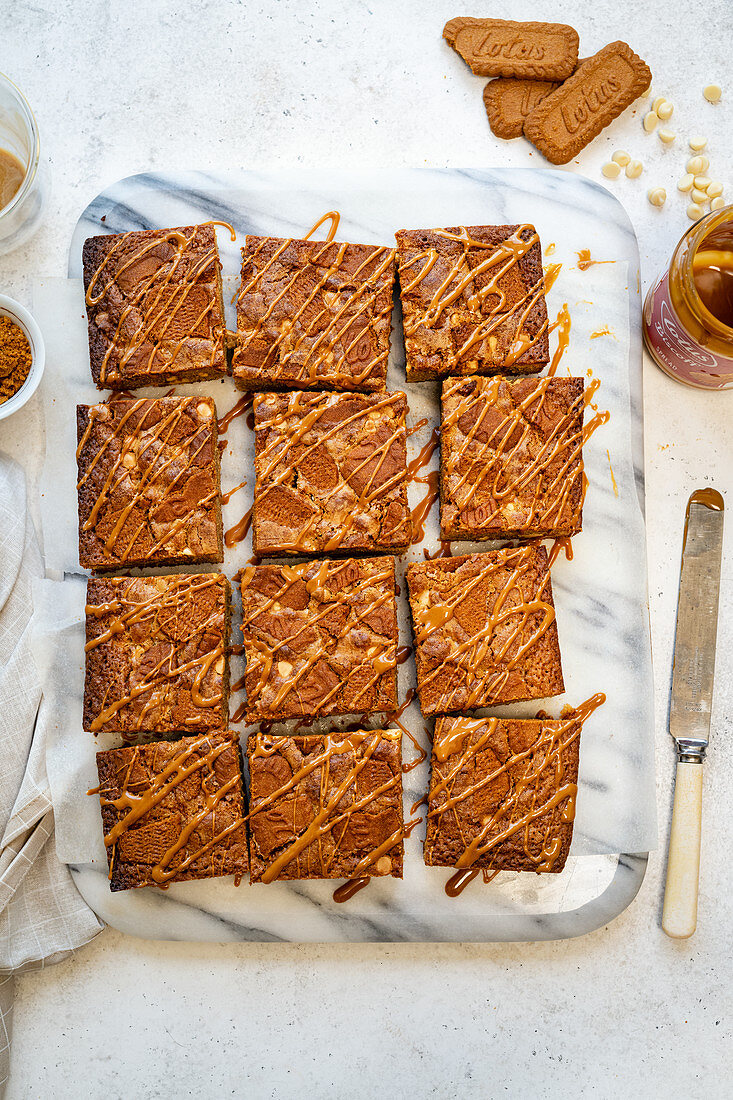 Biscoff Blondies