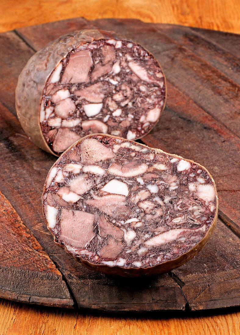 Biroldo (Tuscan black pudding, Italy)