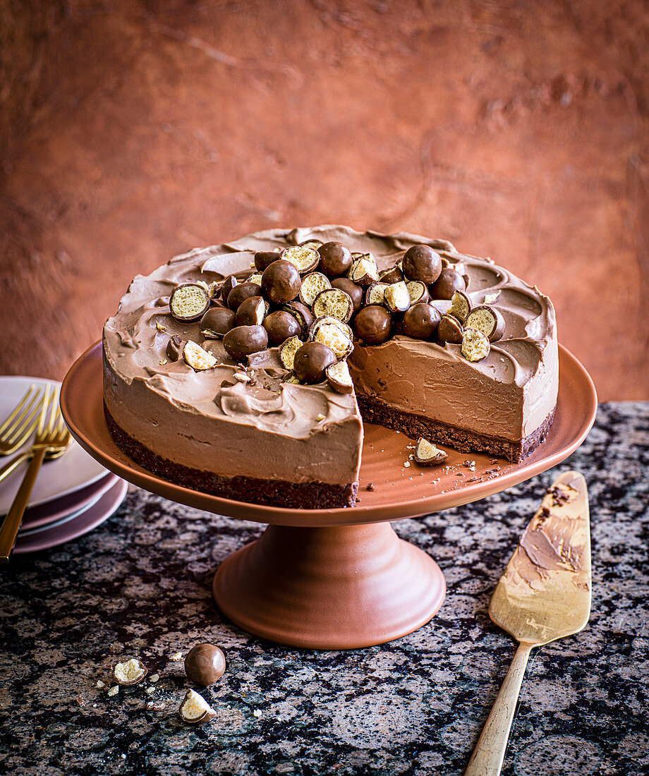 Malteser cheesecake