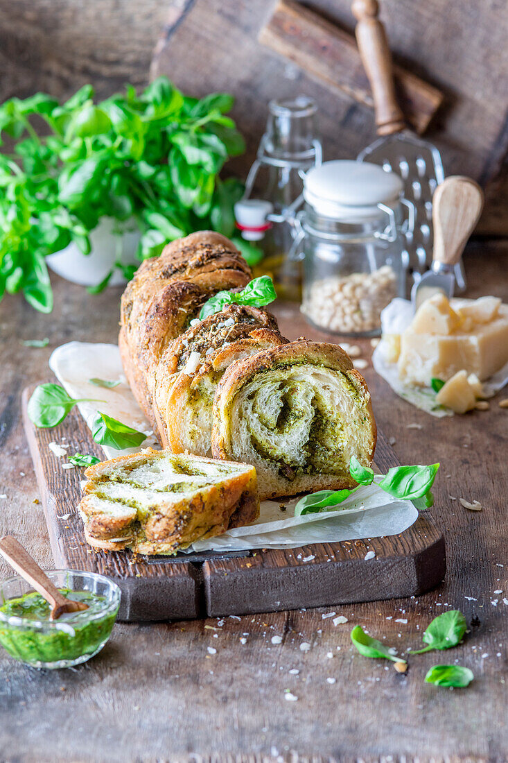 Pestobrot mit Swirl