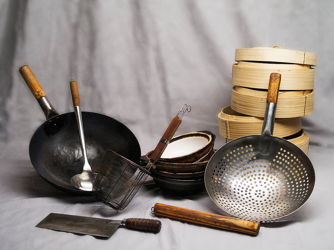 Chinese Cooking Tools  Chinese cooking, Asian kitchen, Asian cooking  utensils