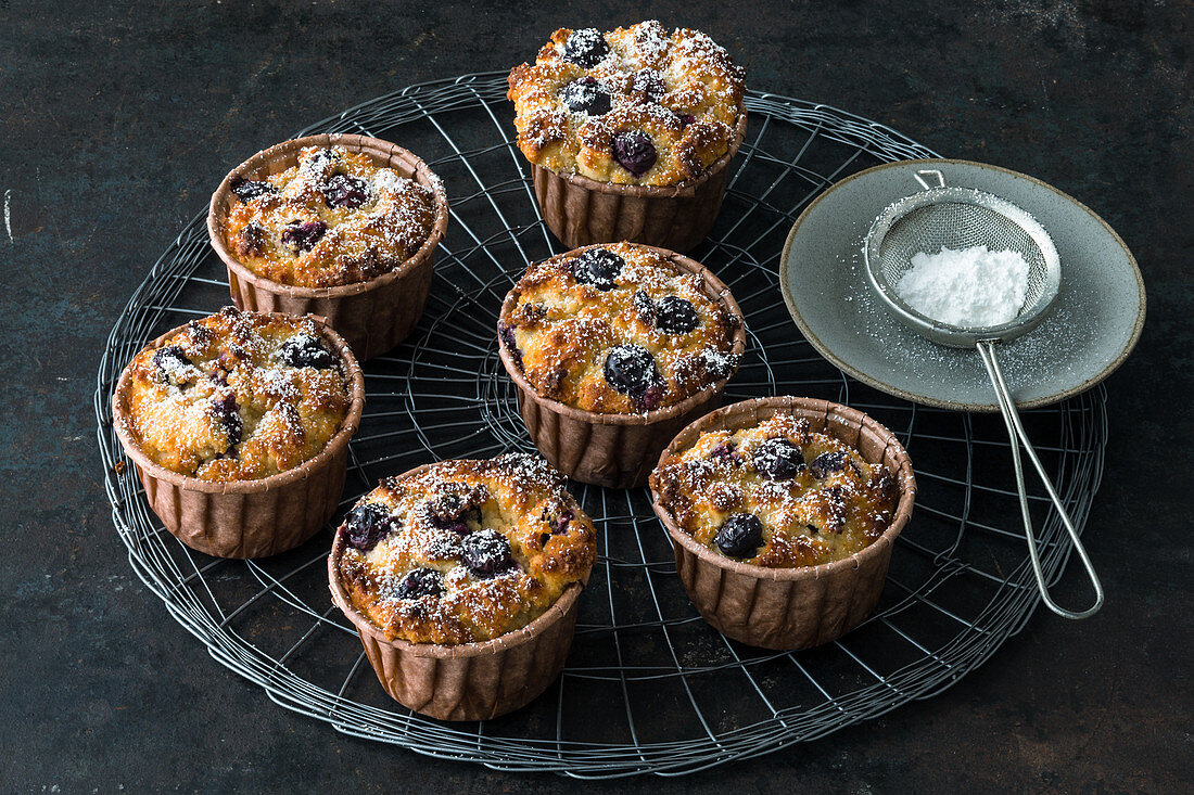 Blueberry muffins (gluten-free)