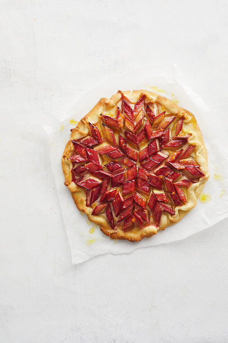 Rhubarb tart