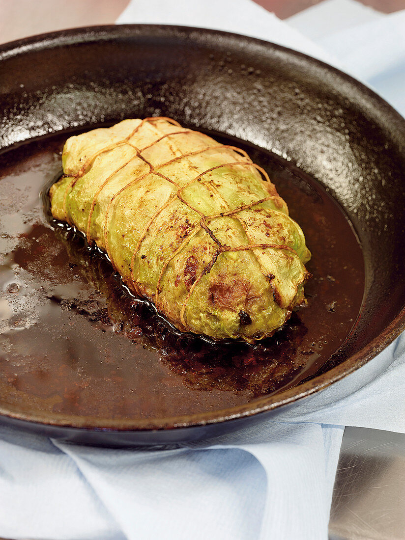 Hunsricker Kappesrouladen (cabbage roulade)