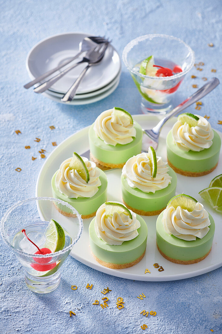 Lime tartlets