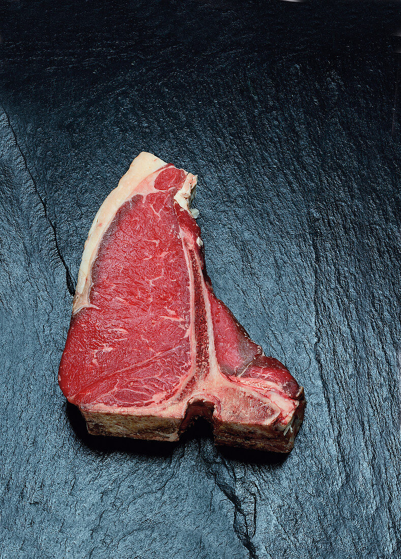 T-bone steak dry aged