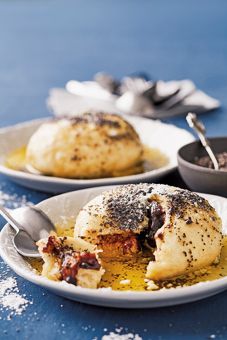 Germknödel mit Powidl