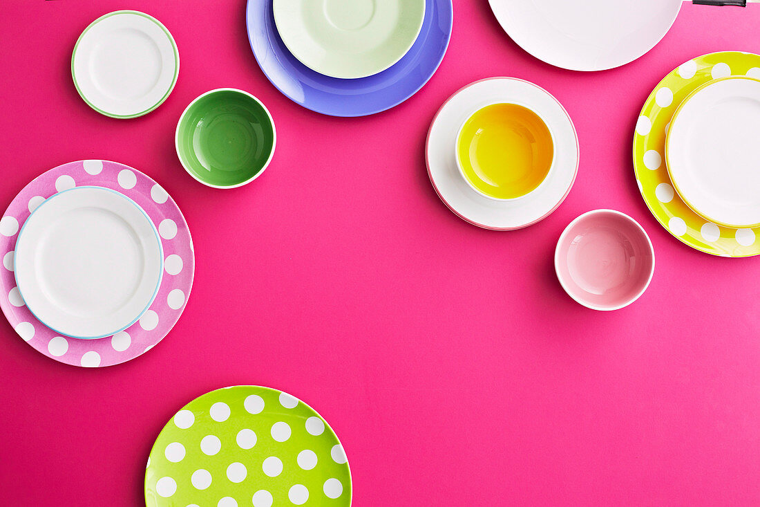 Colourful plates