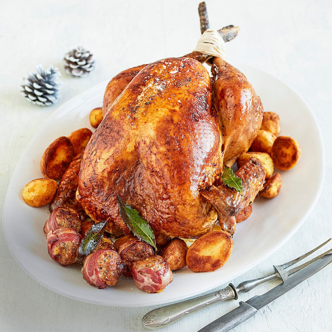 Pembrokeshire bronze free-range turkey deluxe apricot and white stilton stuffing