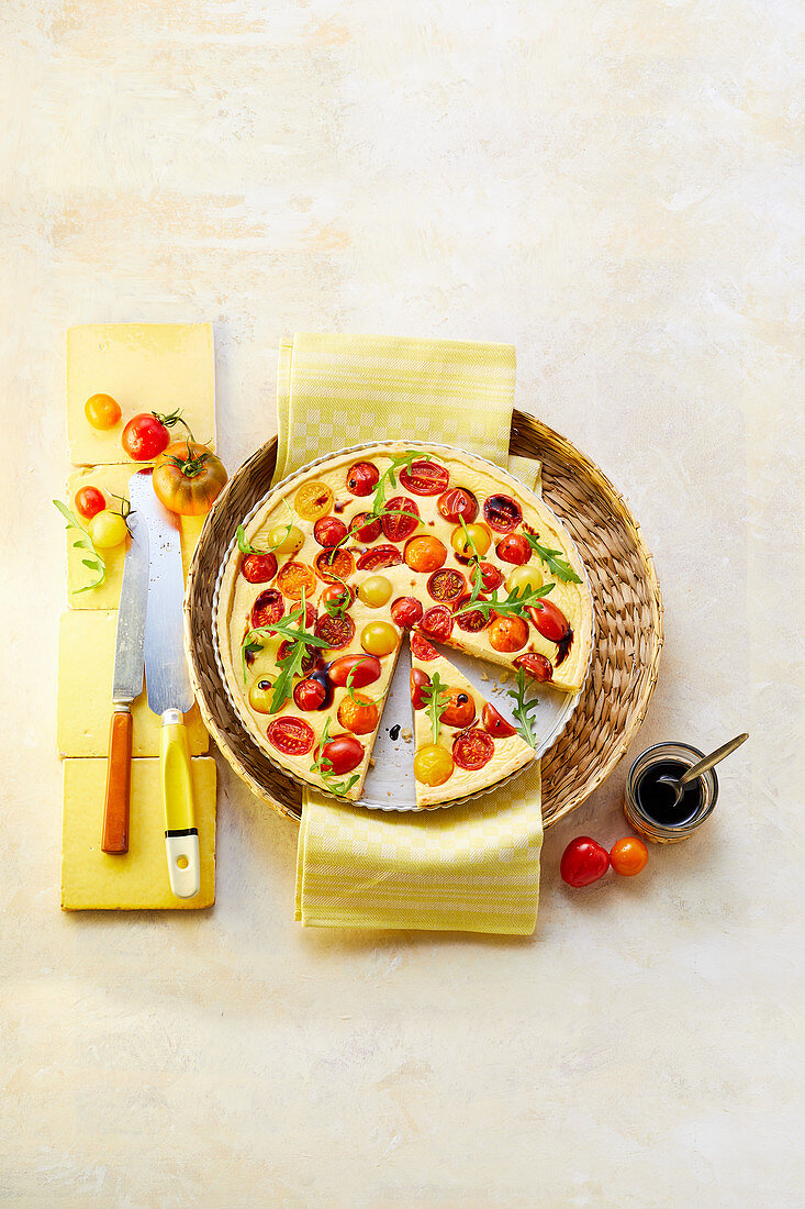 Tomato Parmesan Tart