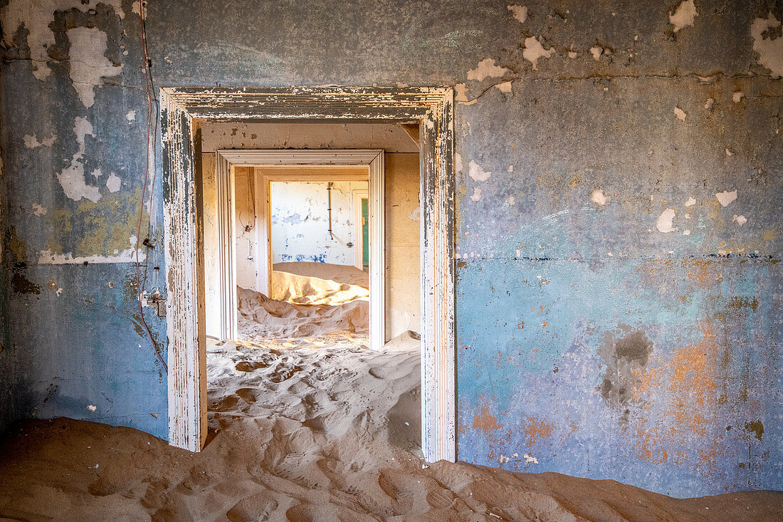 Abandoned building in ghost tow, Namibia