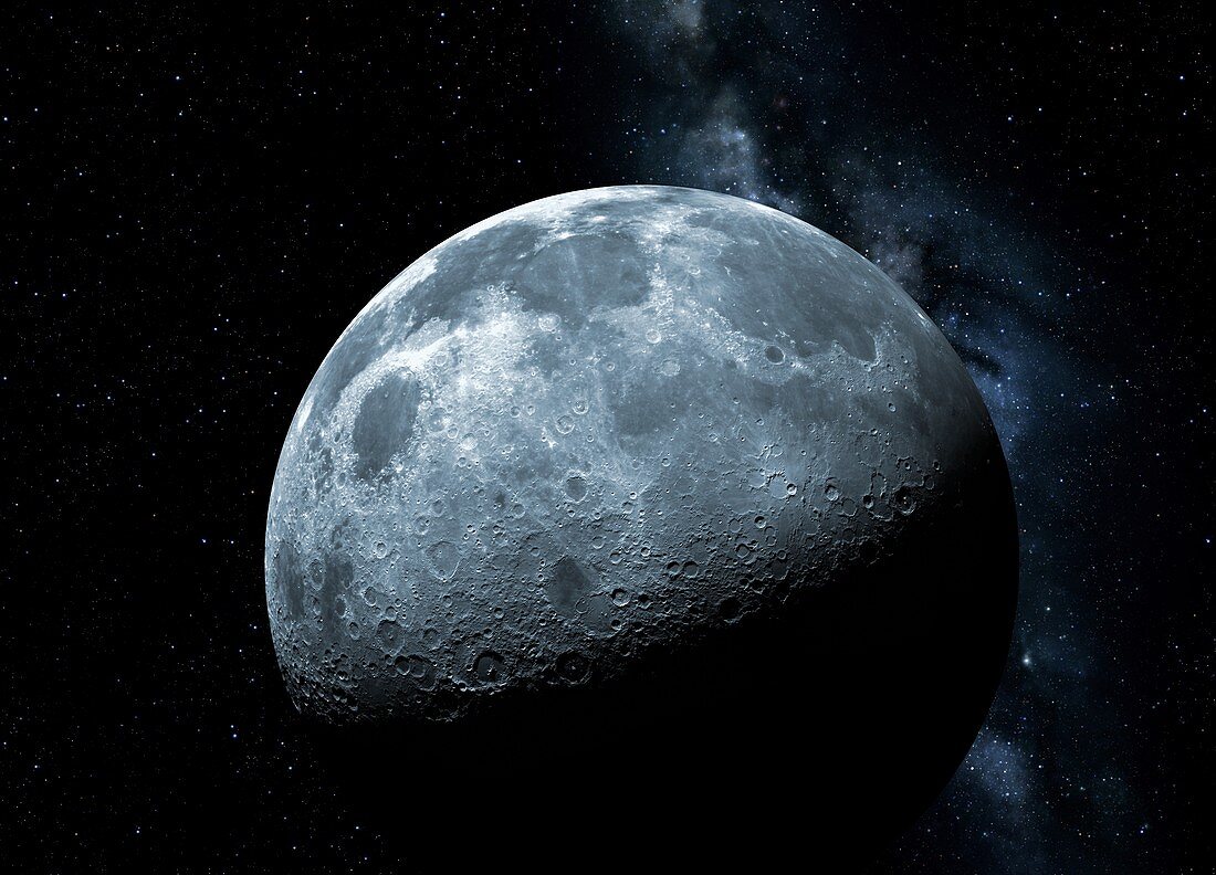 Lunar north pole