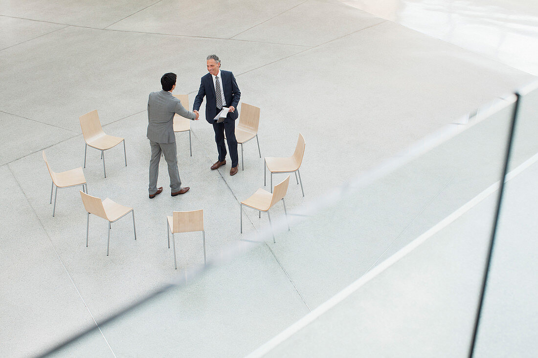 Businessmen shaking hands