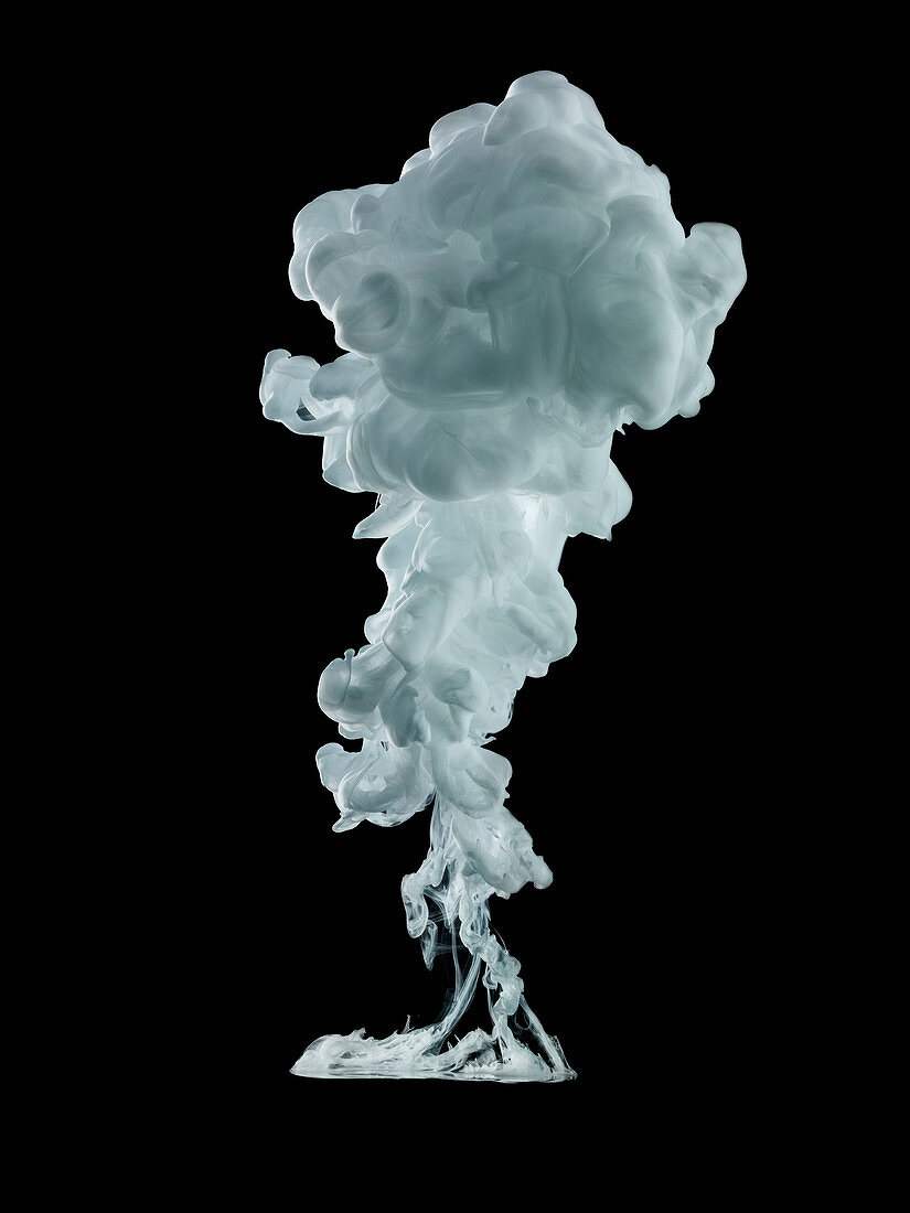 White smoke cloud