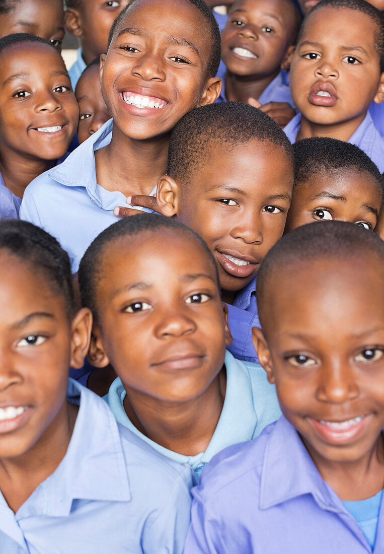 Students smiling together