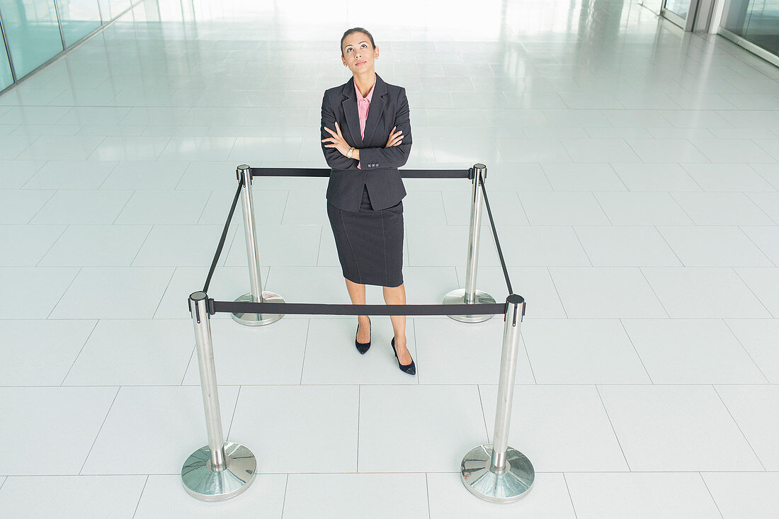 Businesswoman standing