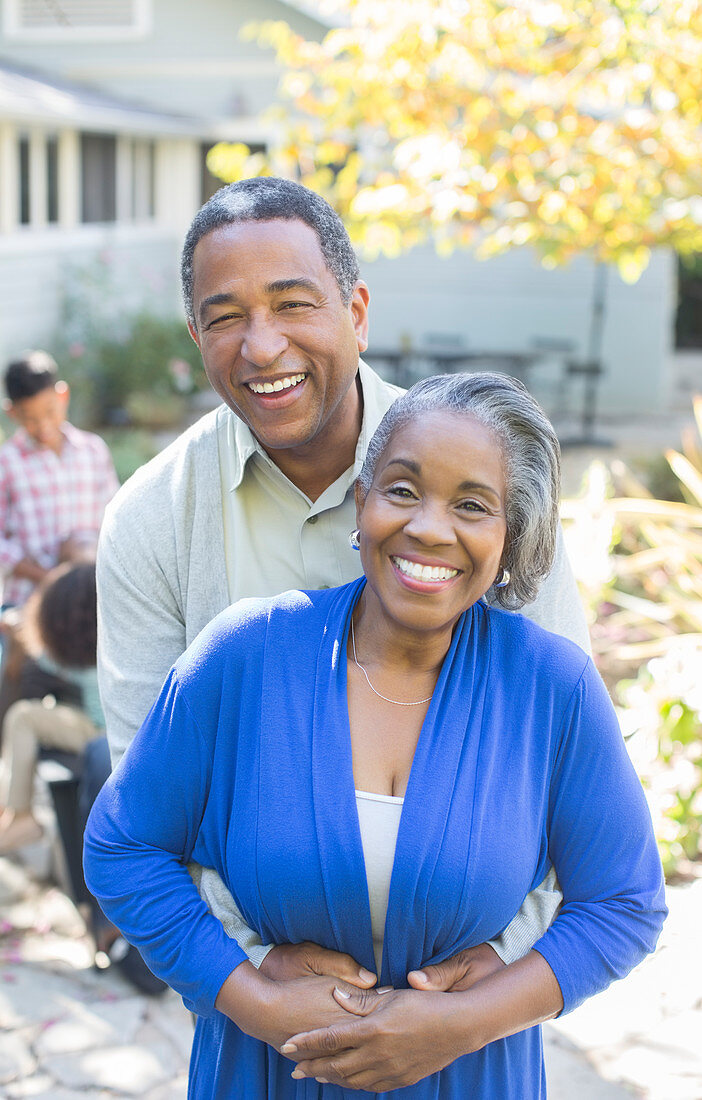 Portrait of smiling senior couple