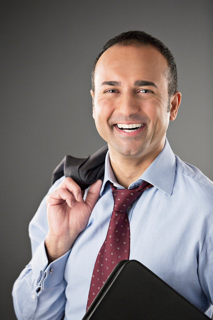 Portrait of smiling businessman