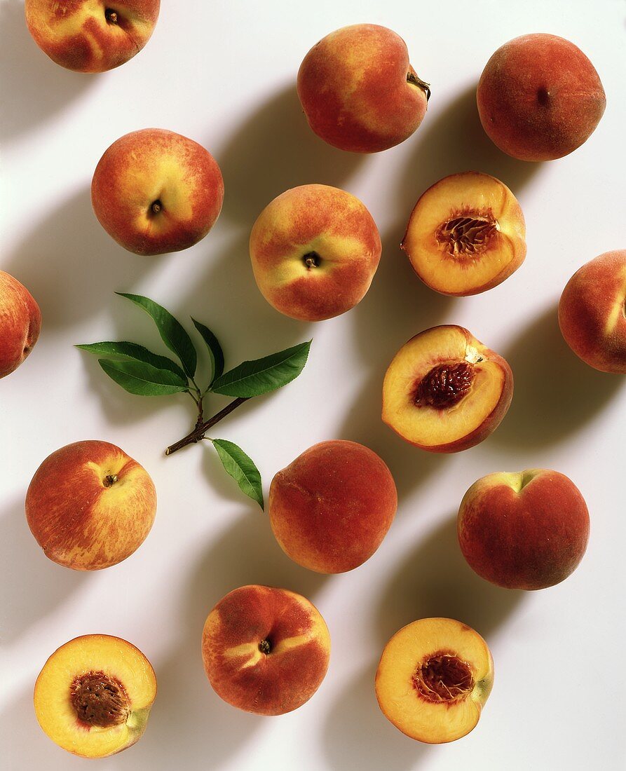 Several Peaches; Sliced