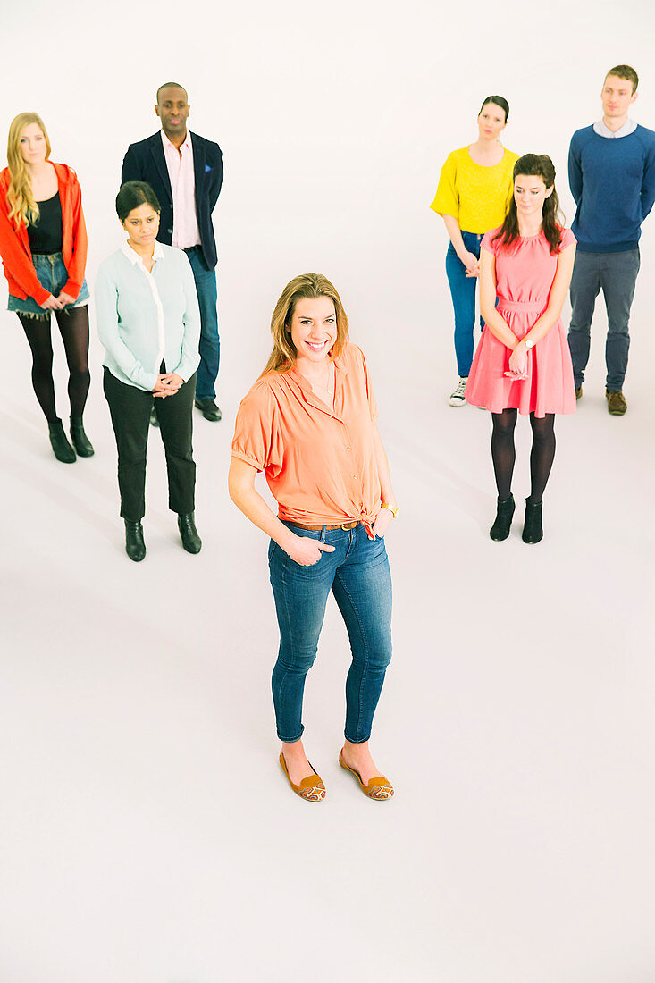 Portrait of confident woman