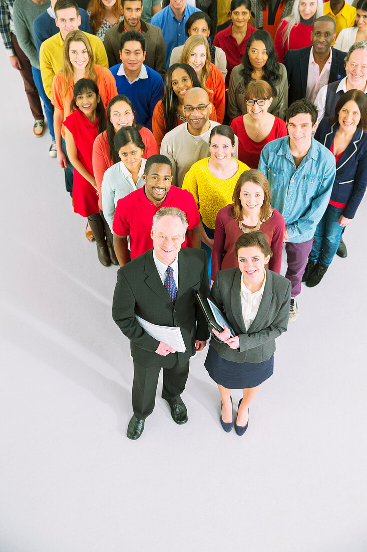 Portrait of confident business people