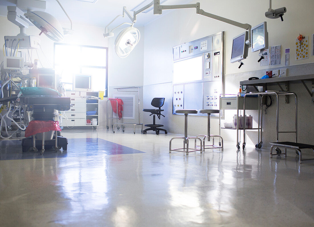 Medical equipment in operating theatre