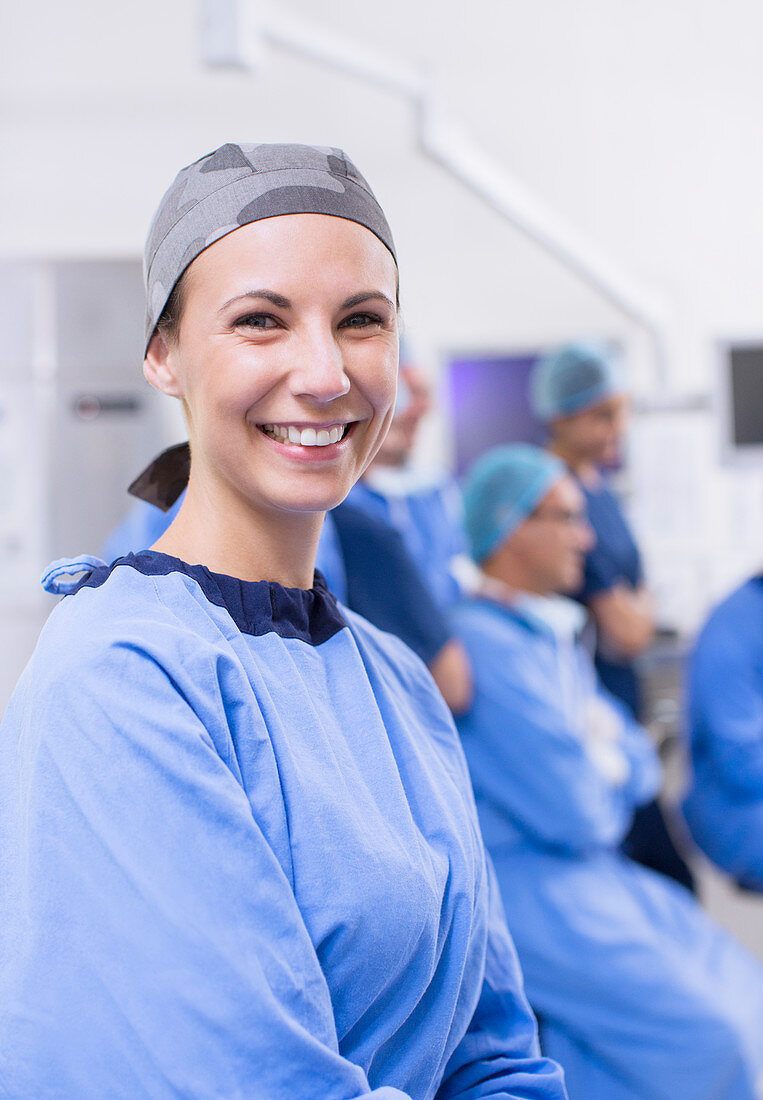 Portrait of female surgeon