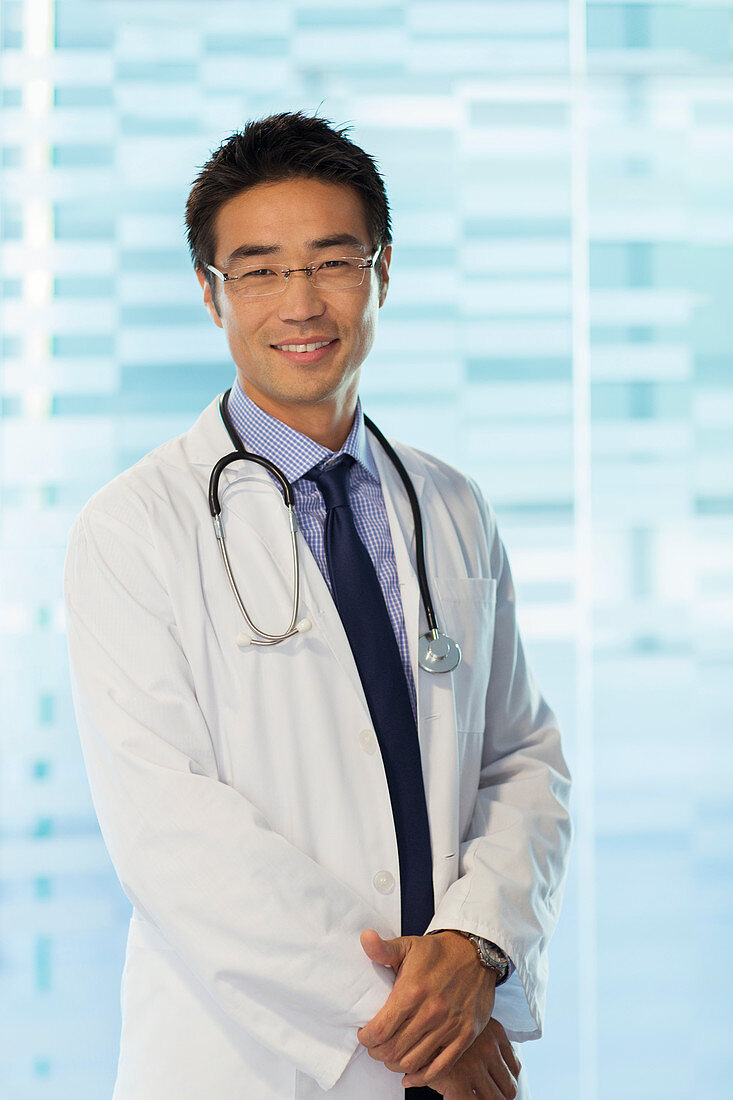 Portrait of smiling doctor