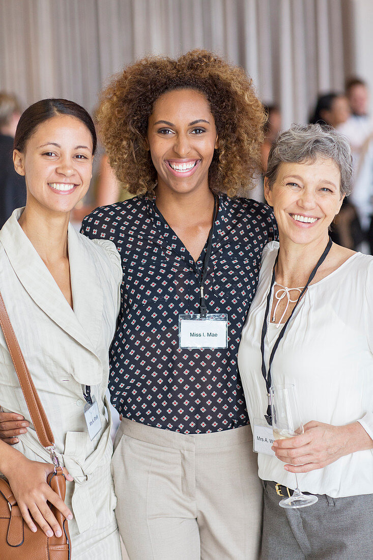 Portrait of three women To camera break