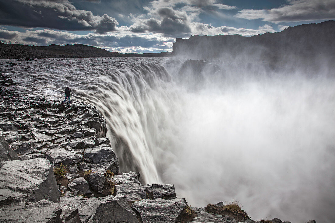 Glacial waterfall, Dettifoss, Iceland