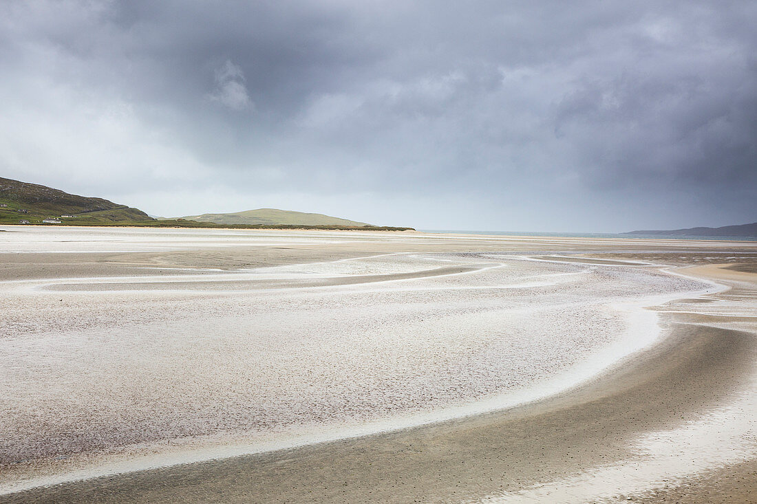 Tranquil sandy beach, Hebrides, Scotland