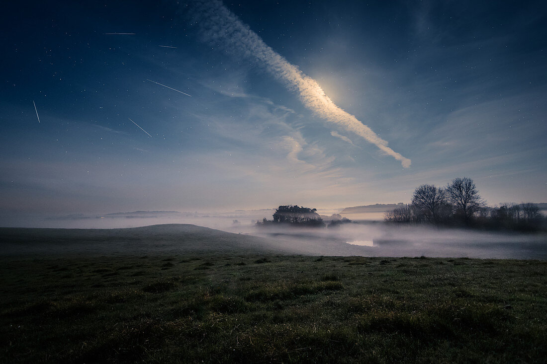 Meteor shower, Denmark