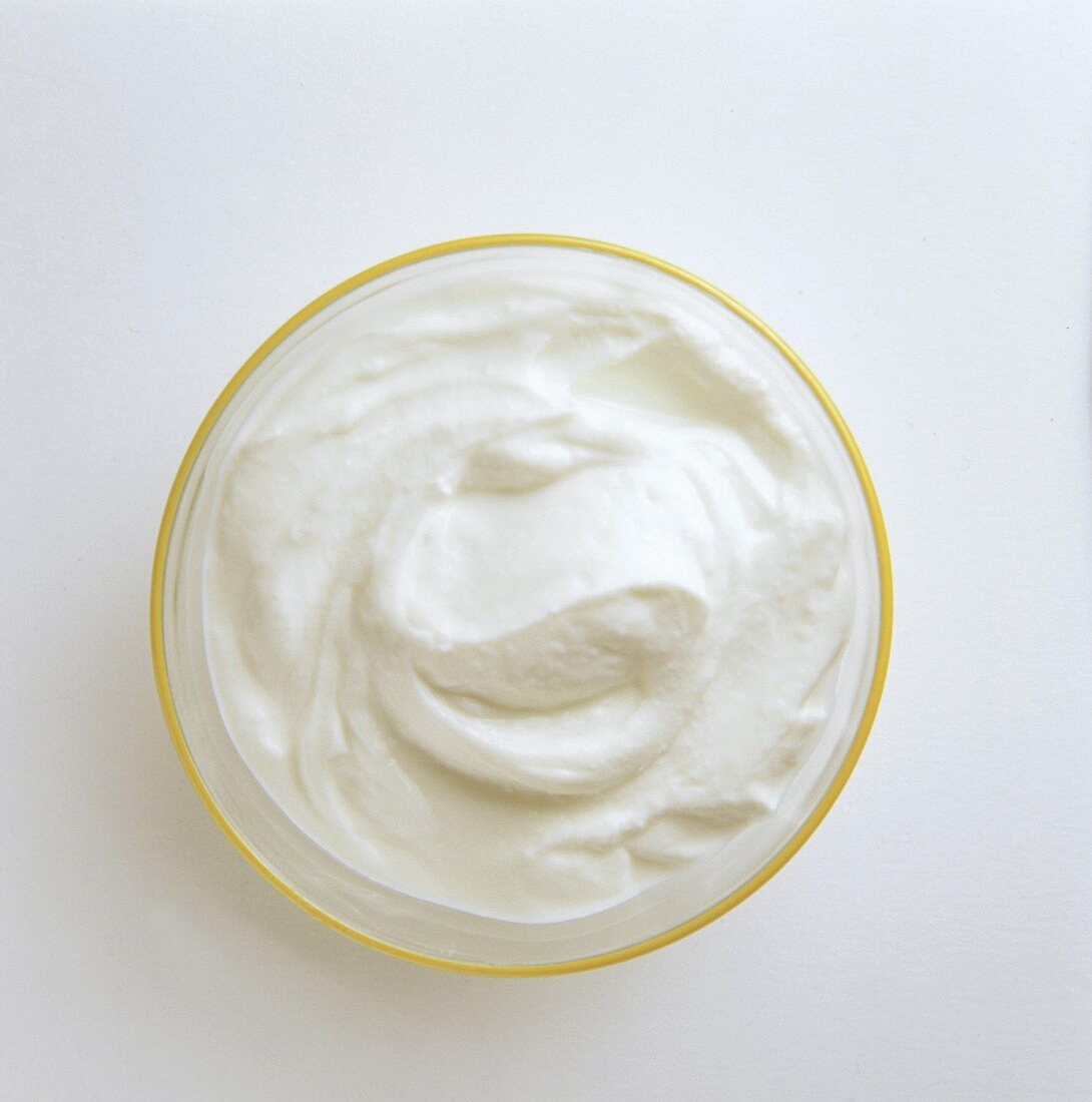 Creamy Quark in a Small Bowl