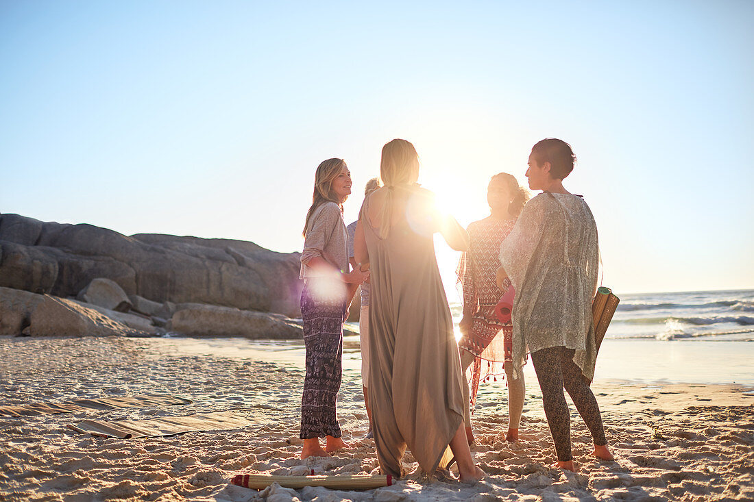 Women standing in circle