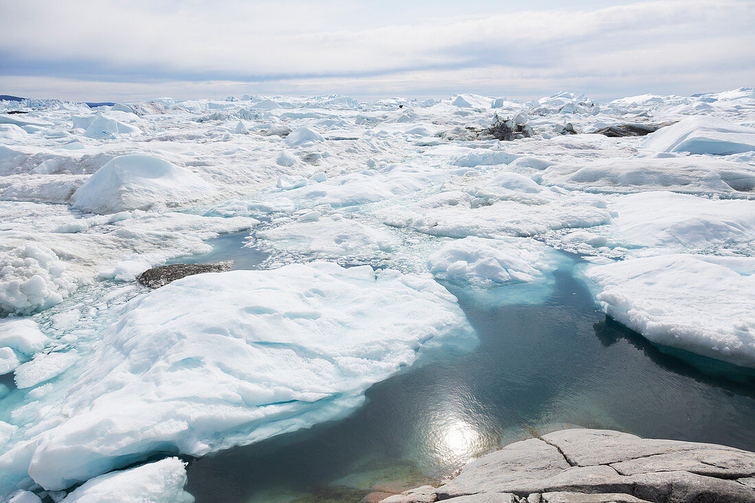 Polar ice melt Greenland