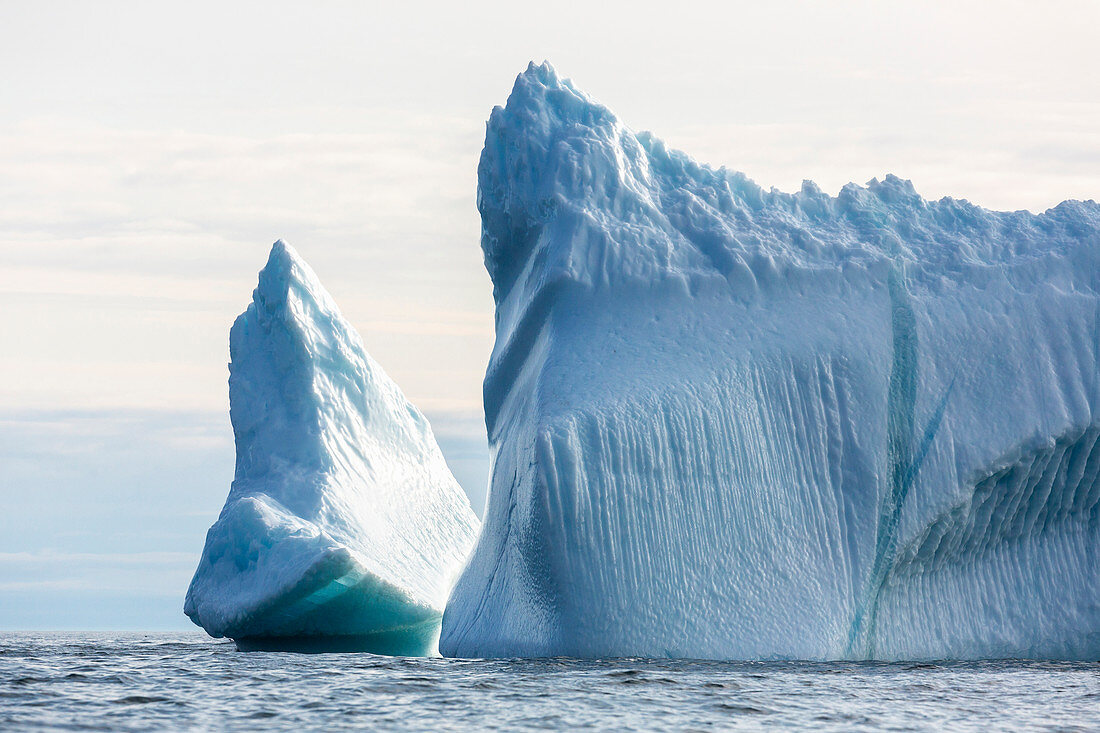 Majestic iceberg formations Greenland
