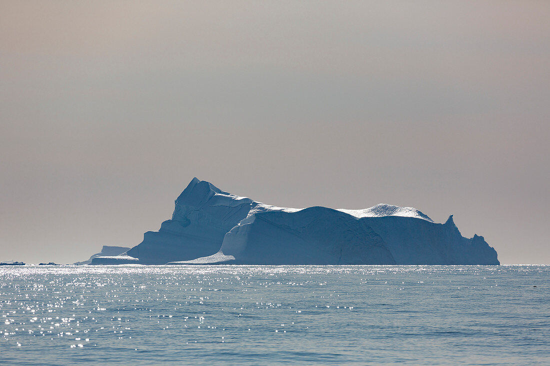 Majestic iceberg formation on Atlantic Ocean Greenland