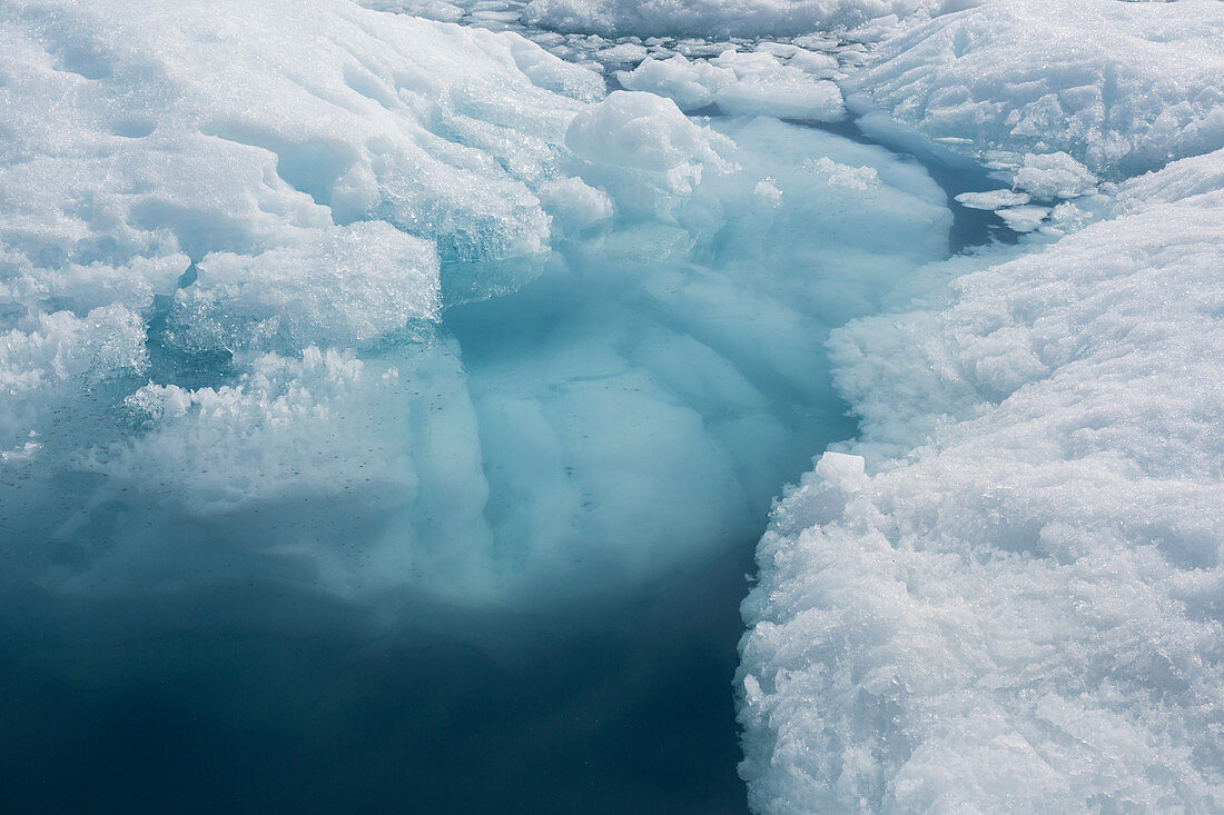 Melting polar ice Greenland