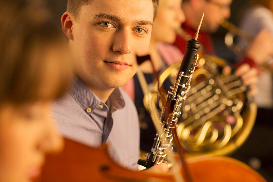 Portrait of oboist