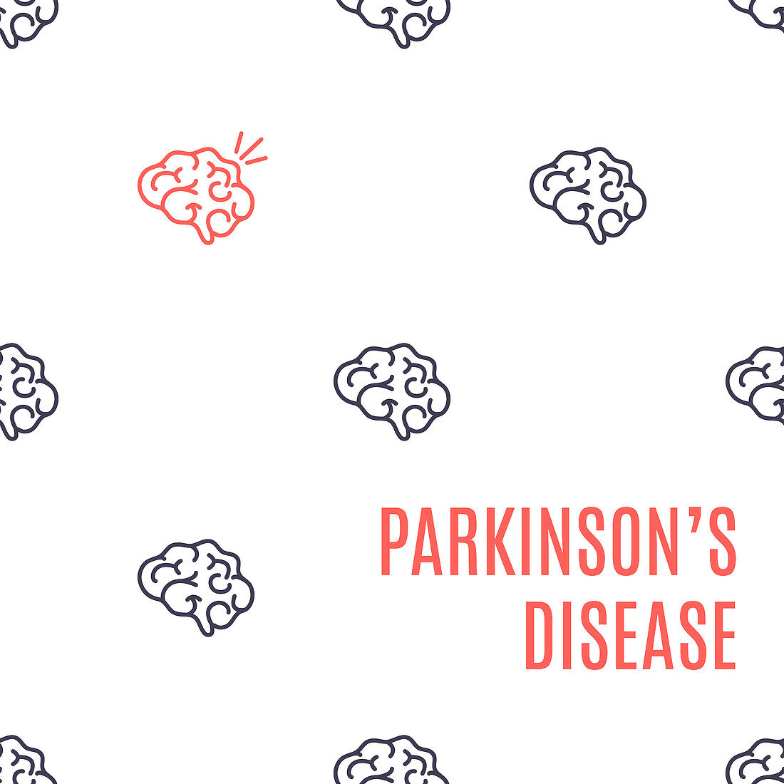 Parkinson's disease, conceptual illustration