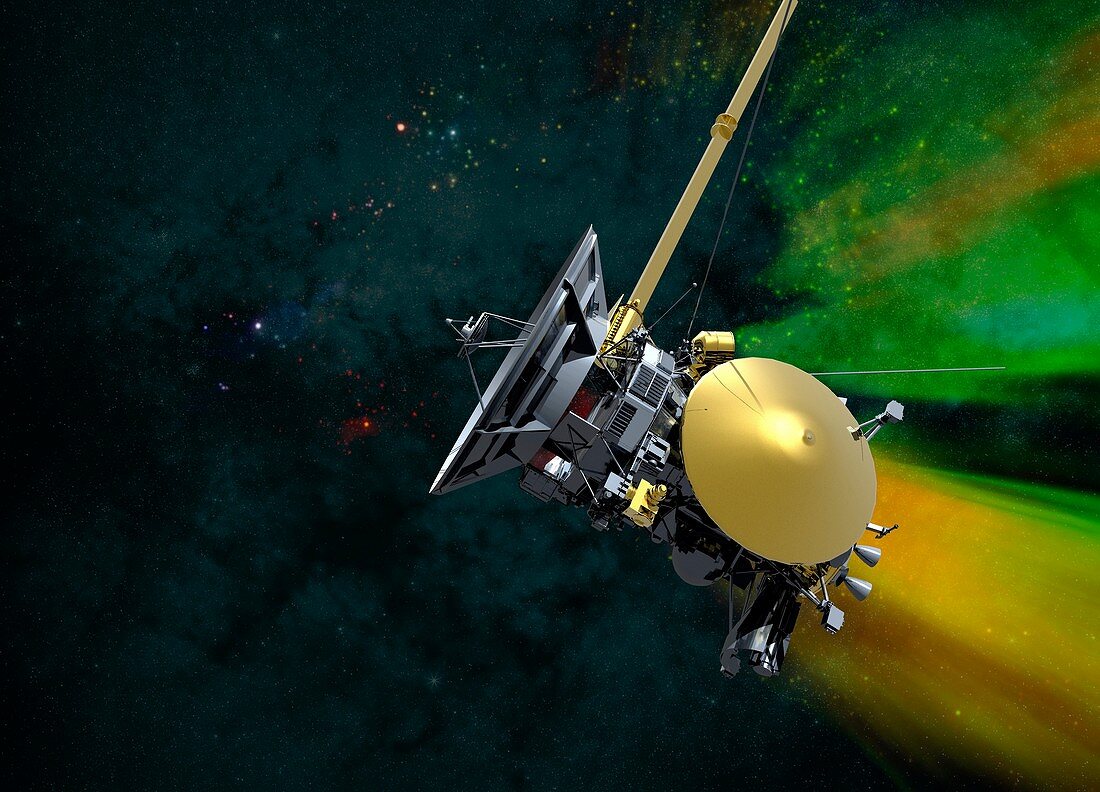 Cassini spacecraft , illustration