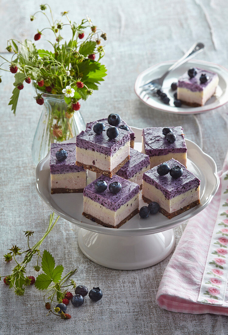 Blueberry unbaked dices